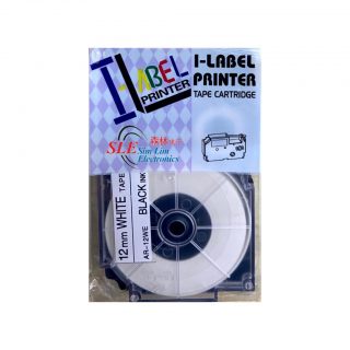 Compatible AC 12mm Black ink on White Tape Label for Casio