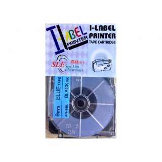 Compatible AC 9mm Black ink on Blue Tape Label for Casio